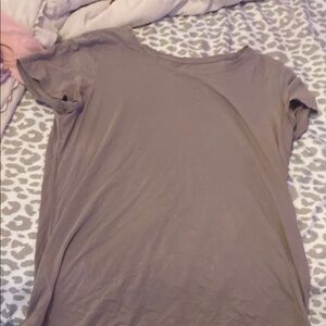 Lululemon Athletica Brown Relaxed Short Sleeve T-Shirt
